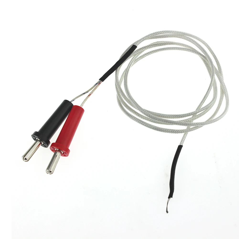 K-type Thermocouple Sensor Digital Probe Tester 100cm 1M Wire Temperature Measuring 1.4cm Interface Temperature Sensor