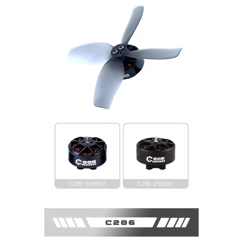 Fotografia 4: 4 PCS Axisflying C35/3.5 polegadas C206 Motor Brushless KV2500 FPV Compatível Hélice de 3.5 polegadas RC Multicopter UAV Peças DIY Acessório