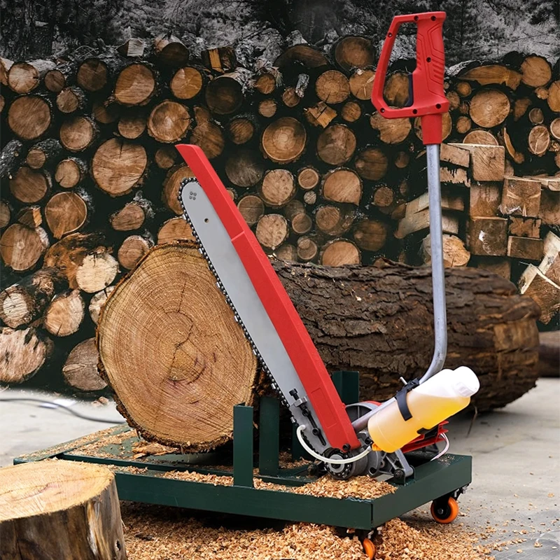 

220V Electric Household Firewood Saw High-Power Wood Cutting Machine Rural Firewood Splitter Electric Log Saw
