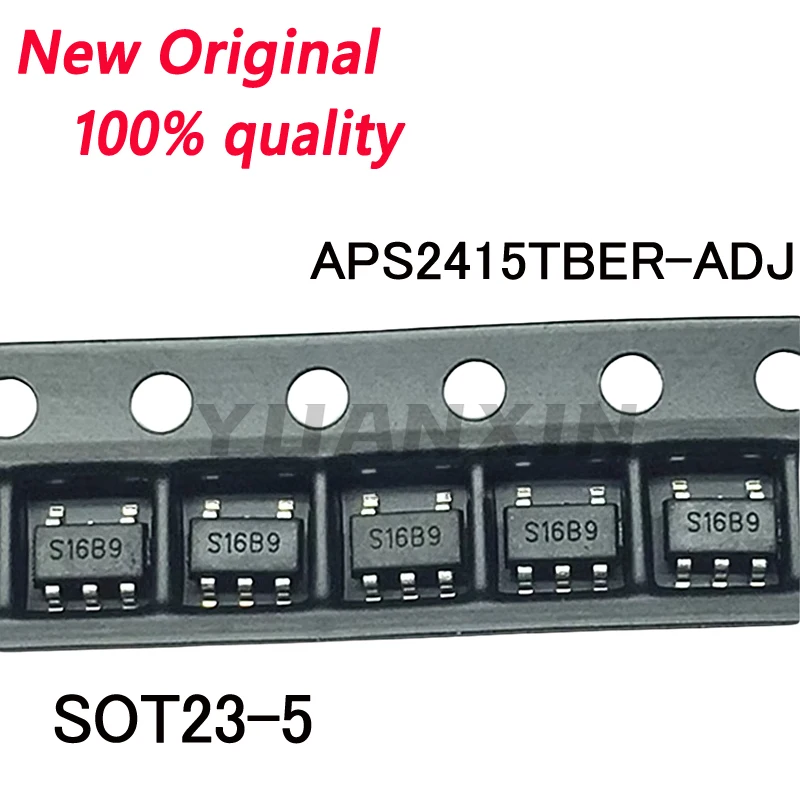 10-30/PCS New Original APS2415TBER-ADJ Silkscreen S16B9 S1.... SOT23-5 depressurize chip In Stock