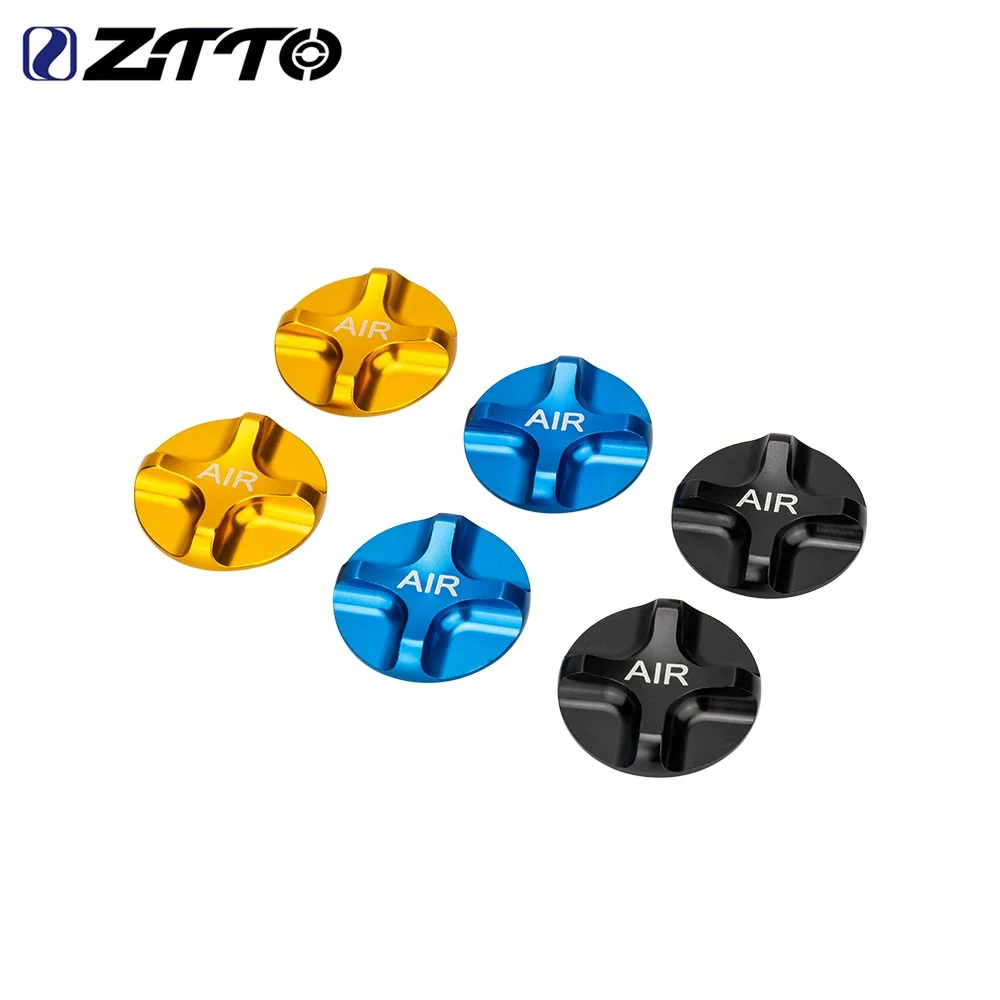 ZTTO 1 قطعة CNC دراجة هوائية جبلية الهواء شوكة الغاز غطاء القيمة الجبلية الجبهة شوكة غطاء حامي دراجة أجزاء شوكة ستار الجوز الذهب الأزرق الأسود #1