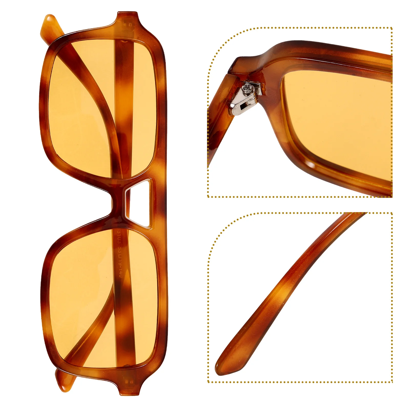 

Sunglasses Rectangle Fashion Women PC Lightweight Outdoor Cycling Sports Protective Summer Vacation Stylish Beach Party