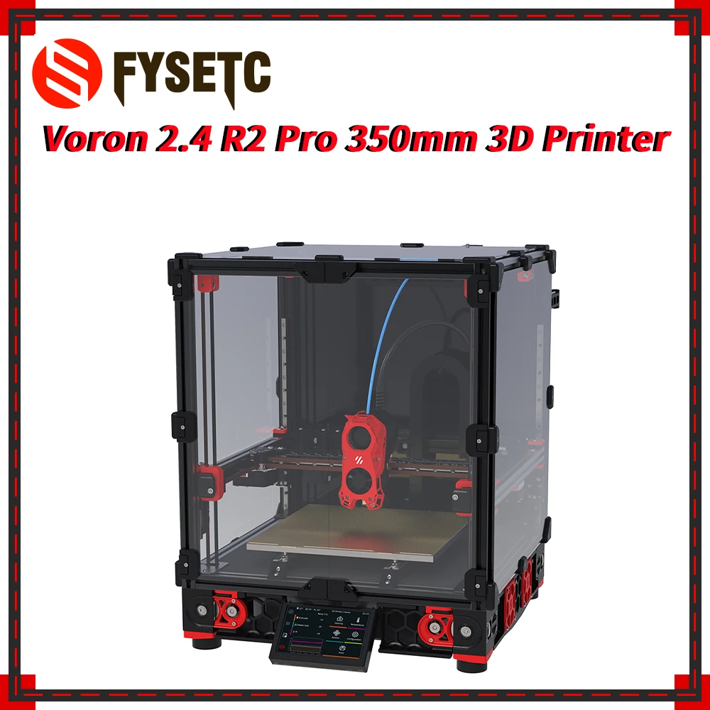 

FYSETC Voron 2.4 R2 Pro CoreXY Kit 350mm with Stealthburner CNC VORON TAP CNC X-axis Hollow Rail HDMI5 Screen 3D Printing Parts