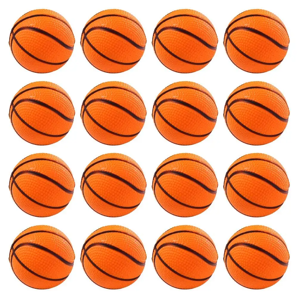 Kinderspiel zeug elastischer Ball Spielzeug Baseball Pu Schaum Hüpf bälle Squeeze Ball Mini Basketball Spielzeug lustige Spielzeug bälle Pu Schwamm Ball