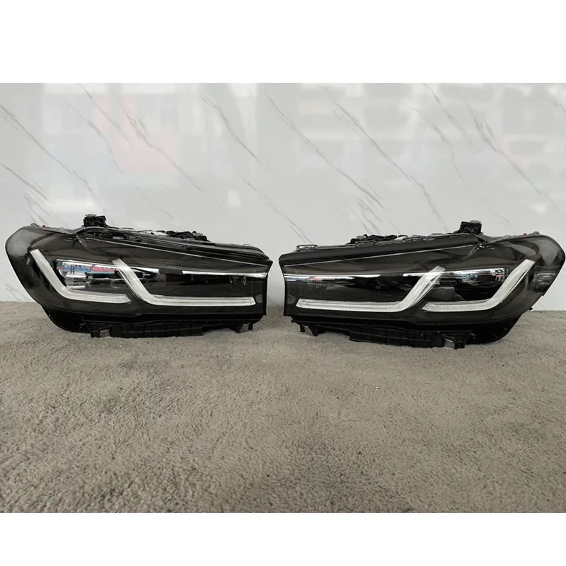 LED Headlight for BMW G38 G30 2018-2022 year Black knight LED headlights DRL Daytime Running Light Turn Signal car Accessories