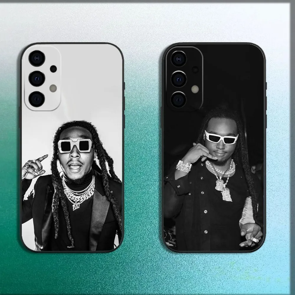 Rapper T-Takeoff Phone Case For Samsung Galaxy A13,A21s,A22,A31,A32,A52,A53,A71,A80,A91 Soft Black Cover