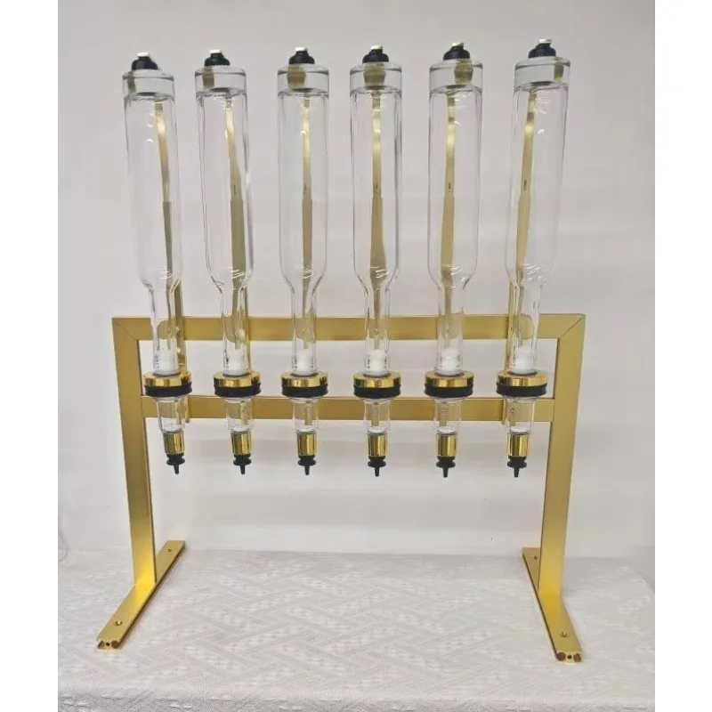 Best-selling High-transparency Stylish 6 Heads 200ml/375ml/500ml/750ml Perfume Dispenser & Essential Oil Dispensing Bar