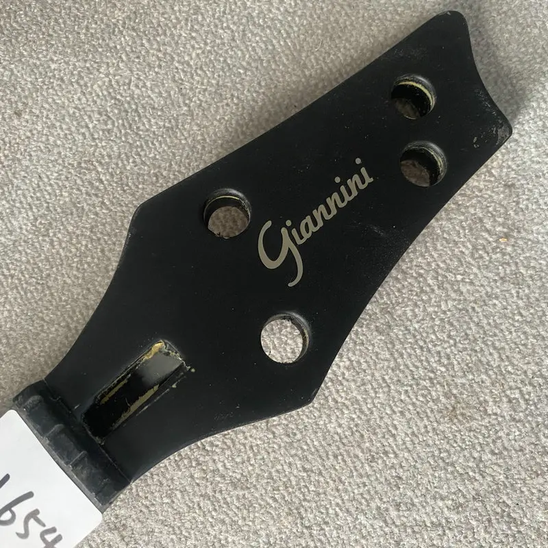 jN654 Genuine&Origianl Giannini 4 String Electric Guitar Bass Neck Machine L2+R2 24 Frets Maple Rosewood Right Hand DIY Part