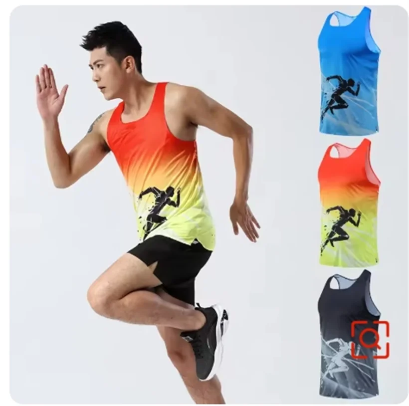 

Adult Men Women Running Hiking Shirts Tight Gym Tank Top Fitness Marathon T-shirts Sport Exercise Basketball Vest Men's Clothes