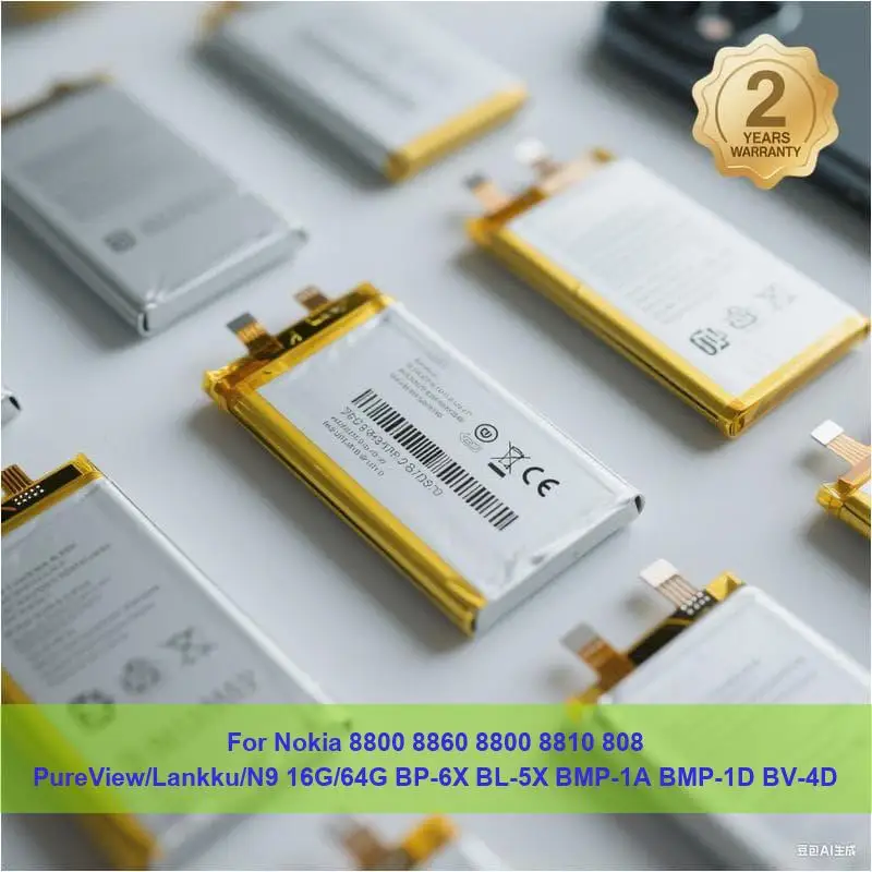 

Аккумулятор для Nokia 8800 8860 8800 8810 808 PureView/Lankku/N9 16G/64G BP-6X BL-5X BMP-1A BMP-1D BV-4D
