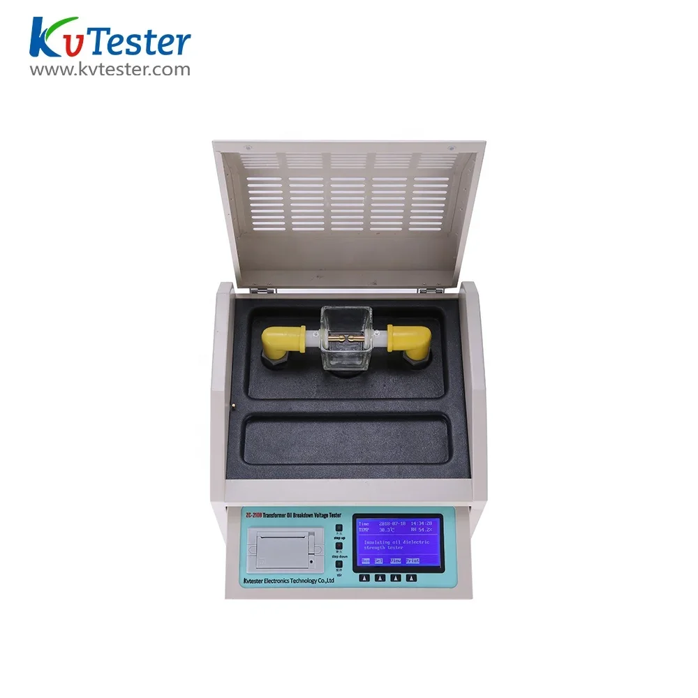 Dielectric oil tester price 100kv bdv test kit