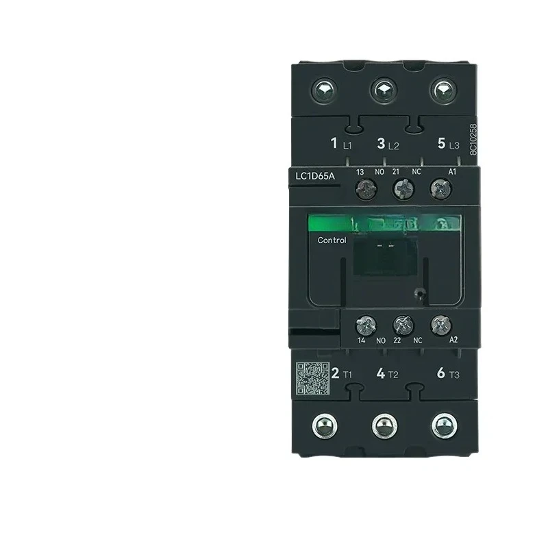 LC1D40 LC1D50 LC1D65 Q7C M7C Black Version 24V 110V 220V 380V for Electrical Control Systems Schneider Three-Pole AC Contactors