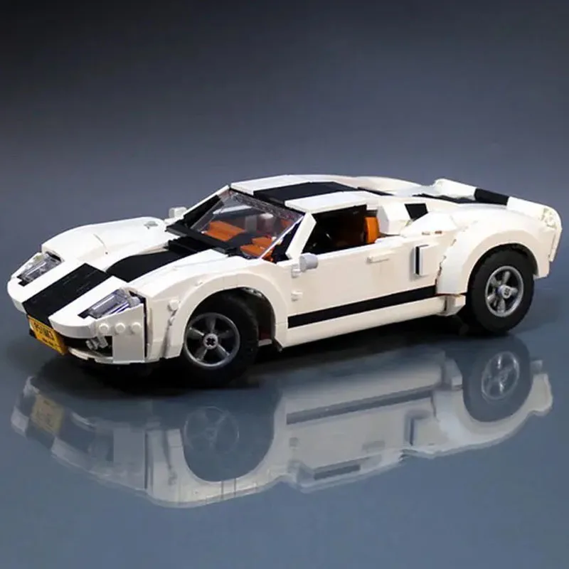 1254pcs New MOC-82416 White Super Sports Car Compatible 10295 Blocks Bricks Educational Puzzle Toys Birthday Gifts