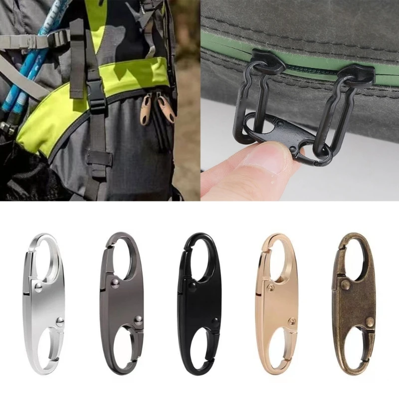 Theft Double Locking Carabiner Replacements Holding The Zipper Closed