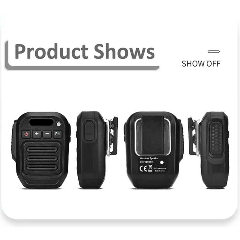 Walkie Talkie Wireless Bluetooth Mic M-Type For Motorola CP040 DP1400 Speaker Microphone Hands-Free GP68 GP88 PTT Type-C Charge