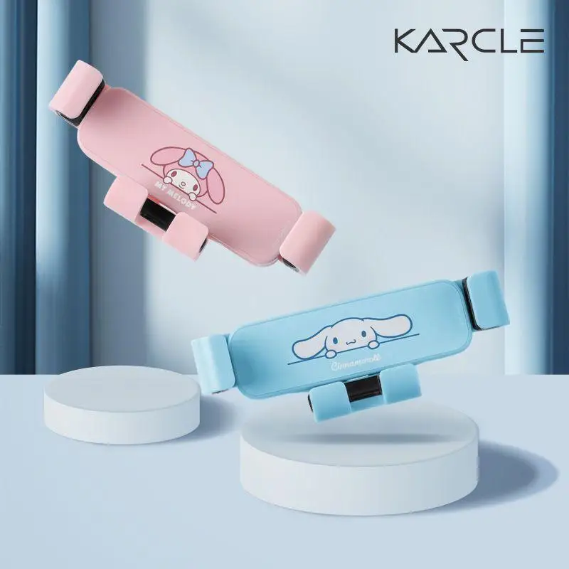 

Cinnamoroll Mymelody Car Mobile Phone Holder Cartoon Car Air Outlet Navigation Bracket Car Phone Support Bracket Car Accessories
