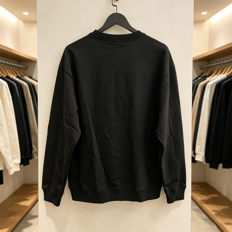 Signature Print MARTINE ROSE Round Neck Sweatshirts Men Women Black Loose High Quality Streetwear Hoodie Pullovers