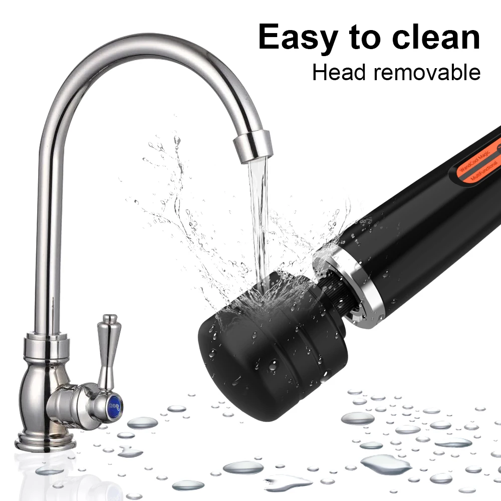 حجم كبير تهتز AV عصا البظر مدلك هزاز للنساء البظر الحلمات محفز الإناث الاستمناء لعبة الجنس للنساء