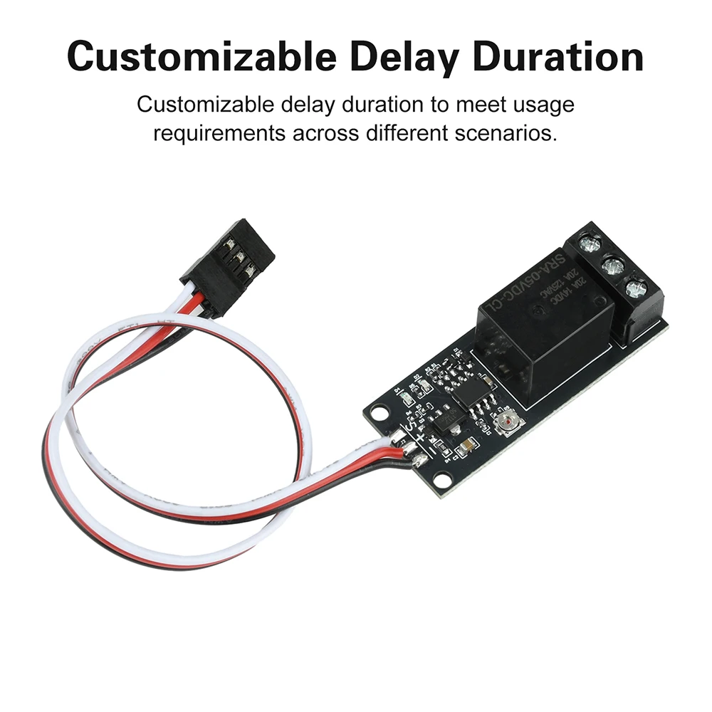 PWM Electronic Switch Relay RC Model Aircraft/Car/Boat Controller Adjustable Delay Duration  5-18V Navigation Light Control