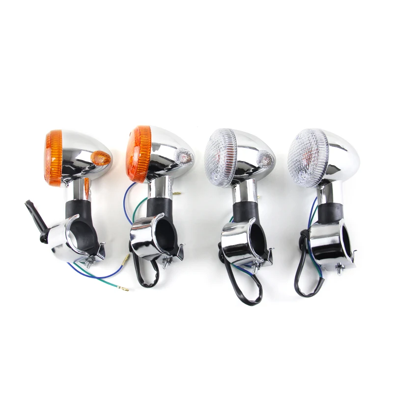 Motorcycle Front Rear Turn Signal Light Indicators Light For Honda Magna 250 750 Steed VLX400 600 Shadow 400 750 Suzuki XF90 view 6