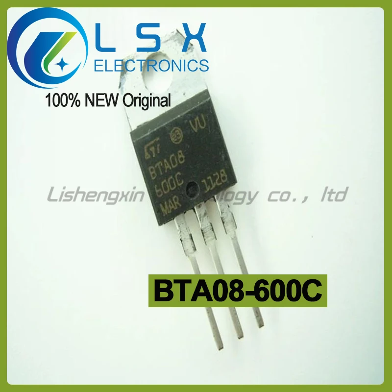 10pcs BTA08-600C TO-220 New and Original