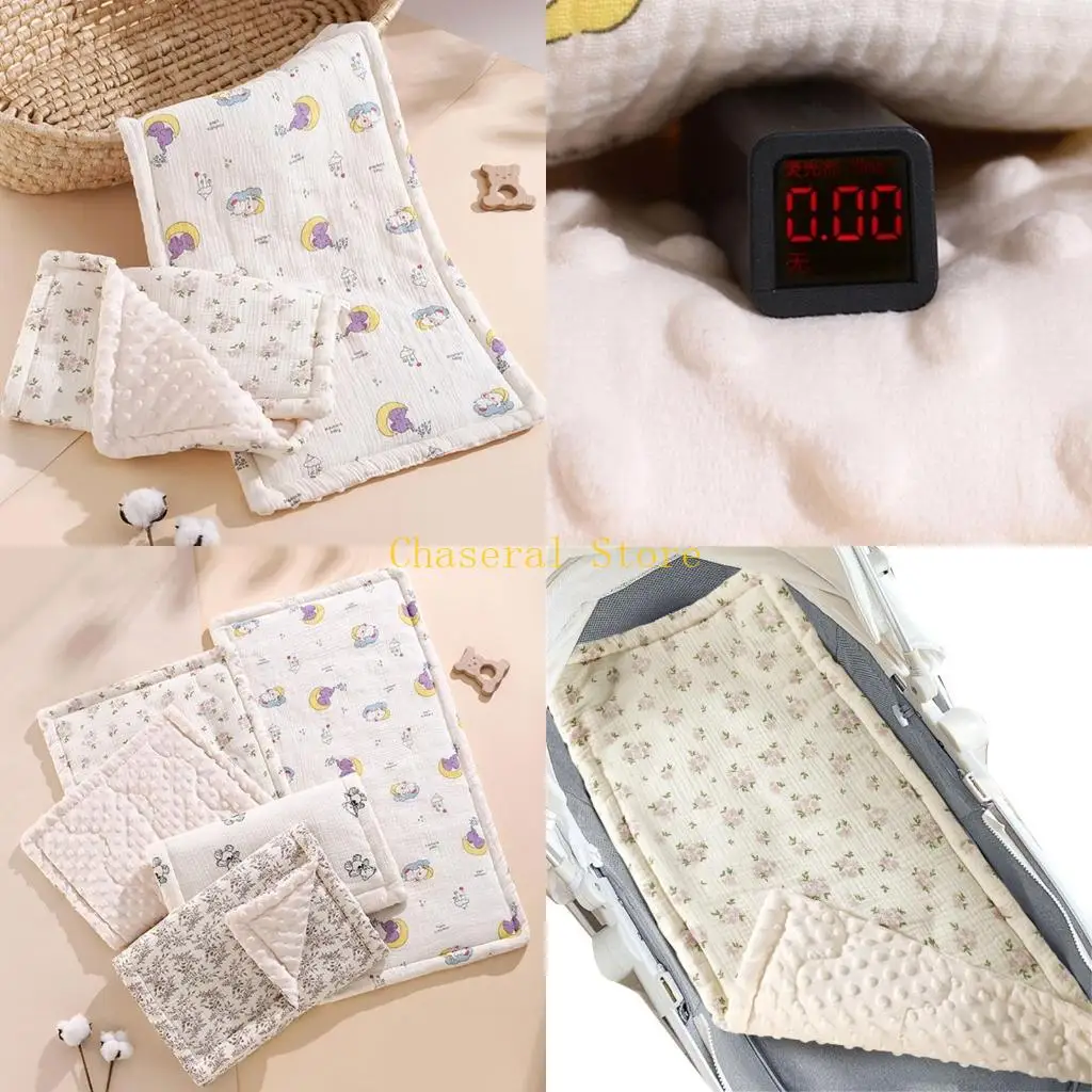 E7CE Baby Strollers Pad Pram Carriage Cushion Double Sided Mattress Pushchair Liner