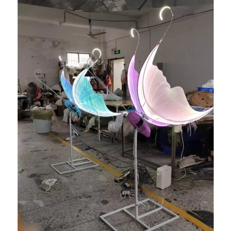 

Design Wedding Light Stage Butterfly Light Emitting Diode Walkway Road Lead Decoration Wedding