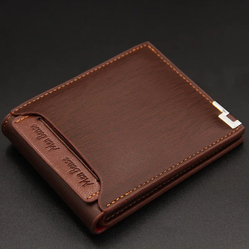 

Wallet Short Multi-function Fashion Casual Draw Card Wallet Card Holders for Men Cardholder Bags