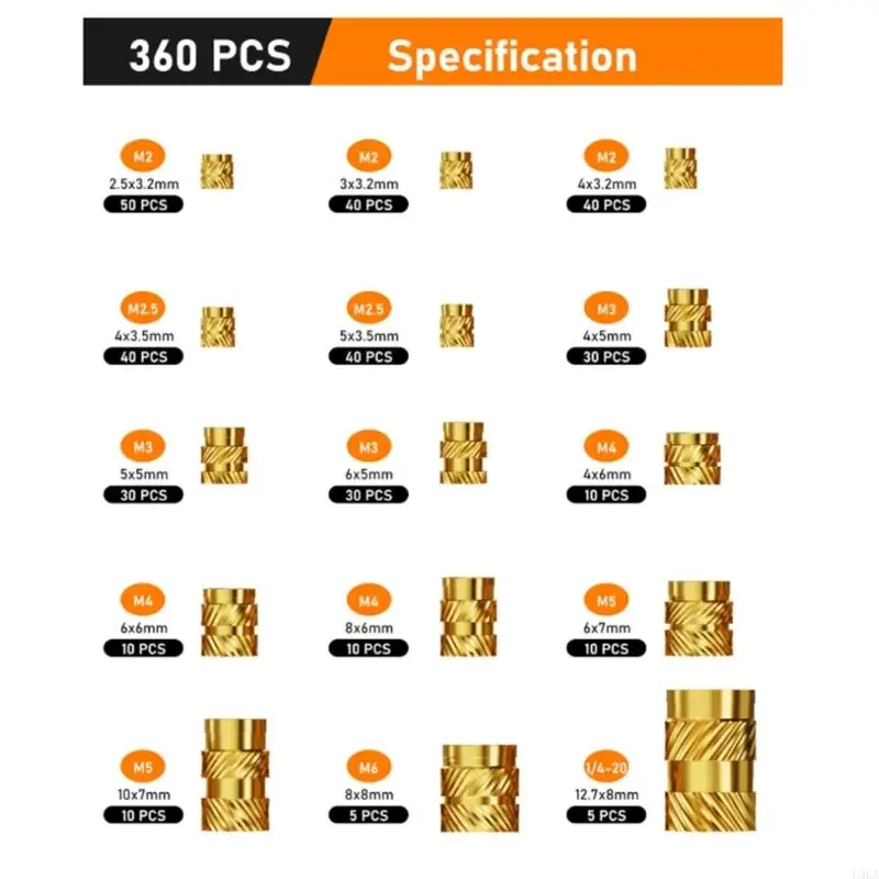 U4LA 335/360PIBIES M2TOM6 النحاس النحاس