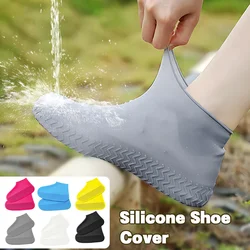 Reusable Non-slip Rain Shoes Rubber Rain Boot Covers for Outdoor Waterproof Shoes Covers Walking Shoes Latex Shoe Covers 1 Pair