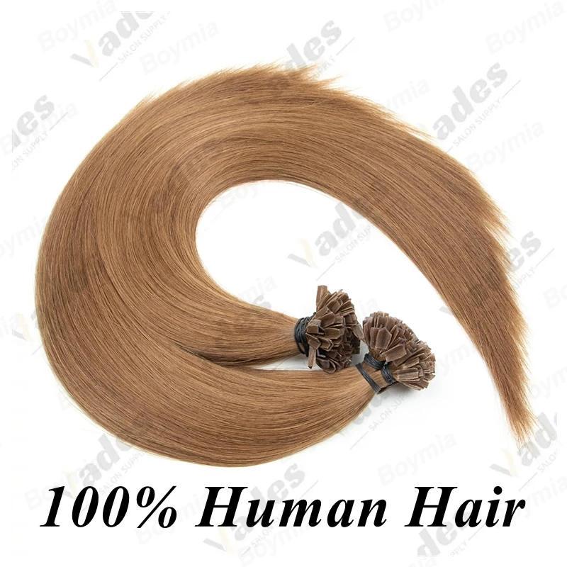 

K Tip Hair Extensions Human Hair V Tip Keratin Hot Fusion Hair Extension for Women Italy Keratin Glue Machine Remy Add Length