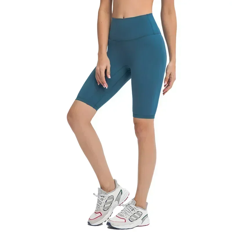 Lemon Align-Short moulant taille haute pour femme, sans ligne Awk48.ness, levage des hanches, compression abdominale, exercice, course à pied, pantalon 5 points