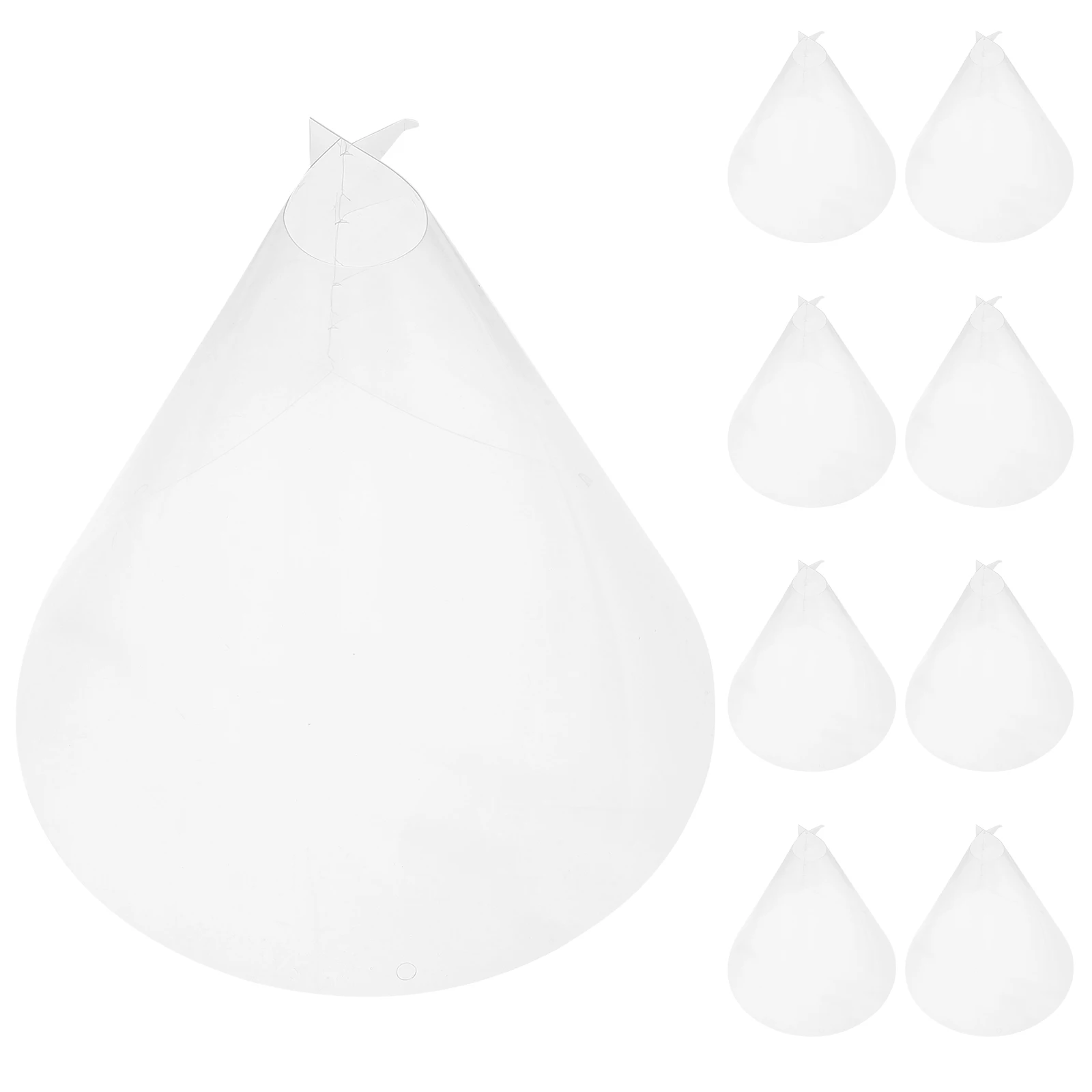 

10pcs Plant Protection Cover Black 32cmx4cm Lightweight Frost Protection for Gardening Seedling Covers Plastic Growth