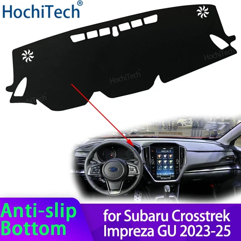 Dashboard Cover for Subaru Crosstrek Impreza GU 2023 2024 2025 Sun Shade Mat Avoid Light Pads Case Carpets Protection