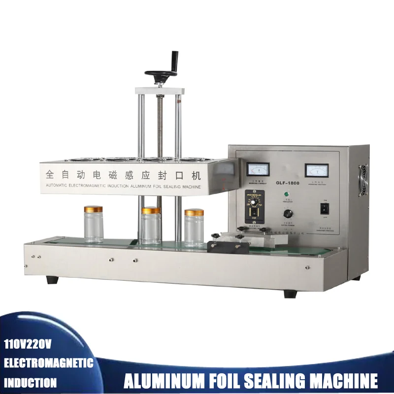 

Continuous Sealing Machine Commercial Automatic Electromagnetic Induction Aluminum Foil Sealing Machine For Glass Plastic Bottle