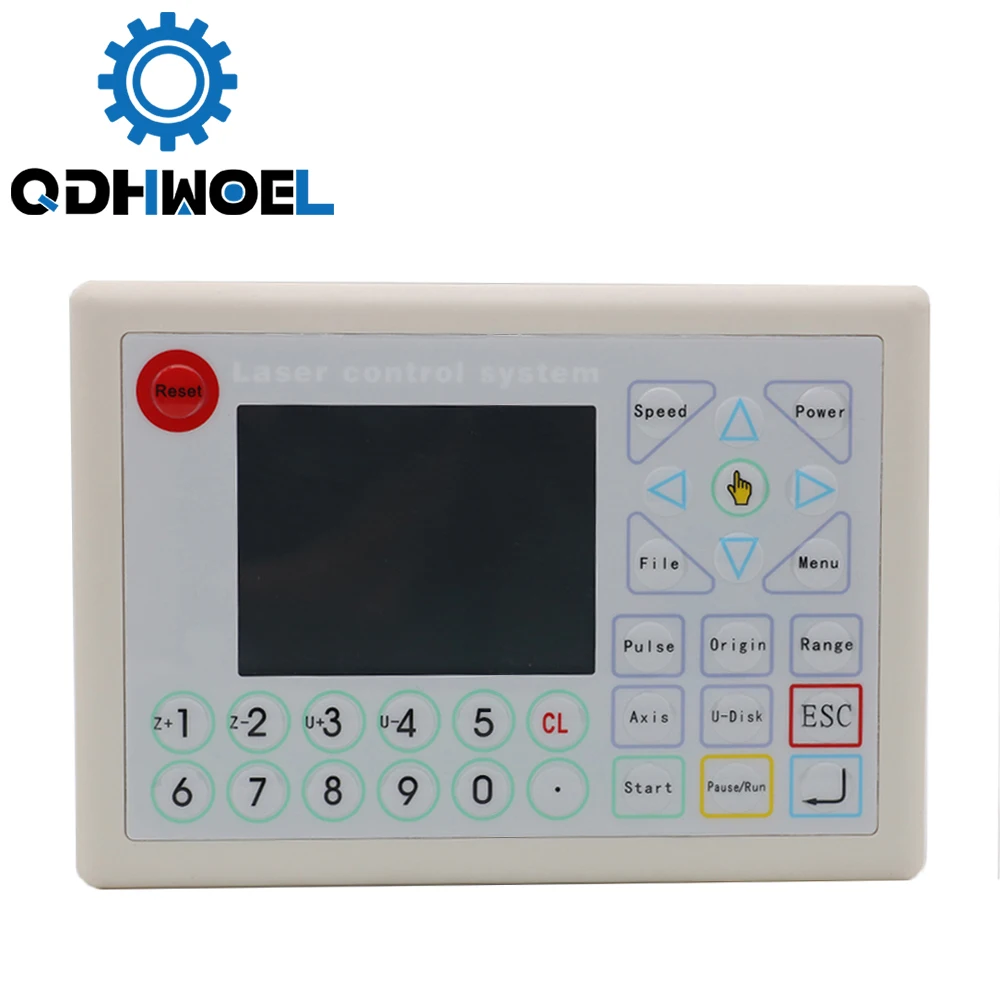 Painel de controle de laser QDHWOEL Co2 Topwisdom TL-403CB para máquina de gravação e corte a laser