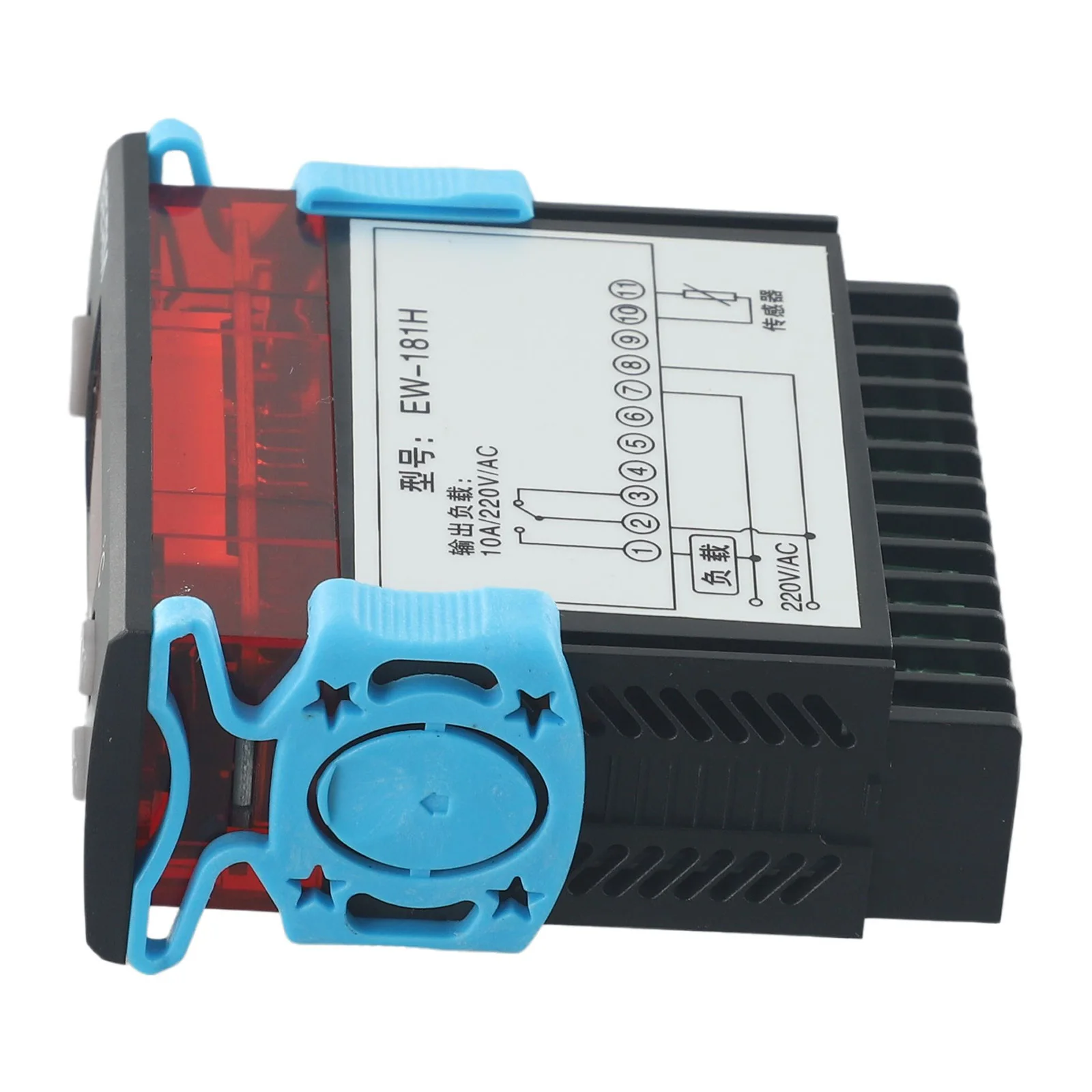 EW-181 Digital Temperature Controller Instrument Heating Cold Storage Thermostat -40℃~80℃ 10A/220VAC PLC Peripheral Modules