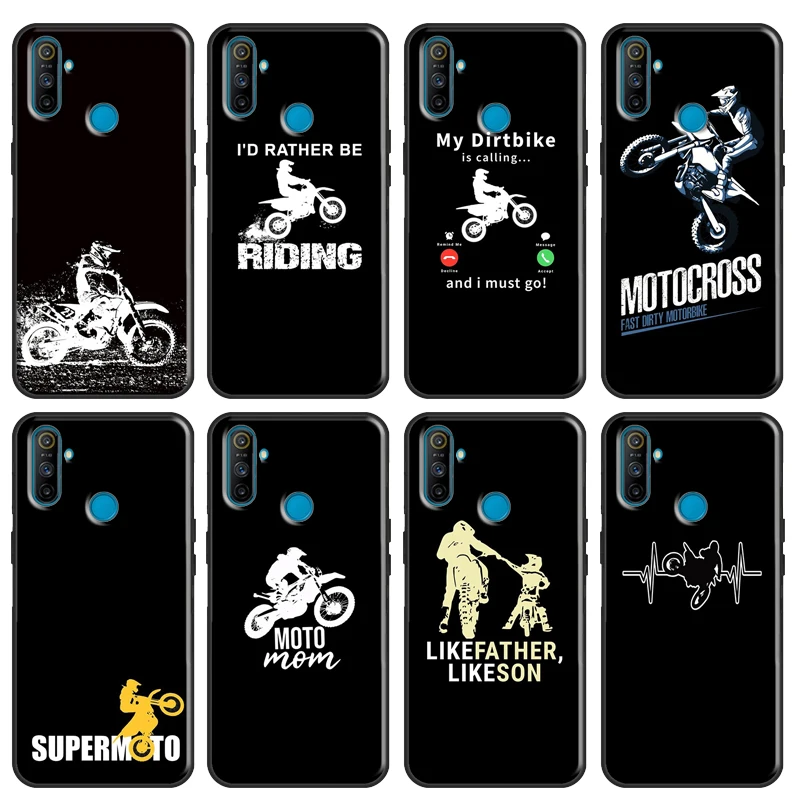 Moto Bike Motocross Weiche Für OnePlus 8T 7T Nord 7 8 Pro Fall Für OPPO Realme GT 6 7X2X7 Pro XT C15 C11 C3 Abdeckung