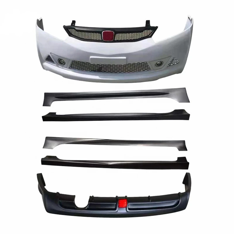 BETTER Factory price Car body kit for Honda Civic 2005-2011 update to Mugen RR Style Front bumper Side skirts Rear lip