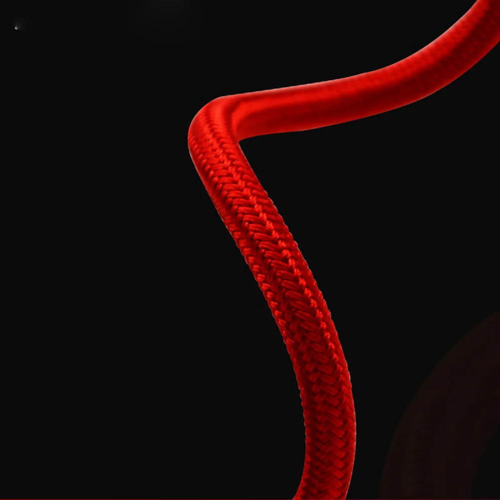 

Weighted Jump Rope Red Braided 9mm Duplex Bearing High Rotation Power for Mma Cardio Fitness Training Jump Rope Duplex Bearing