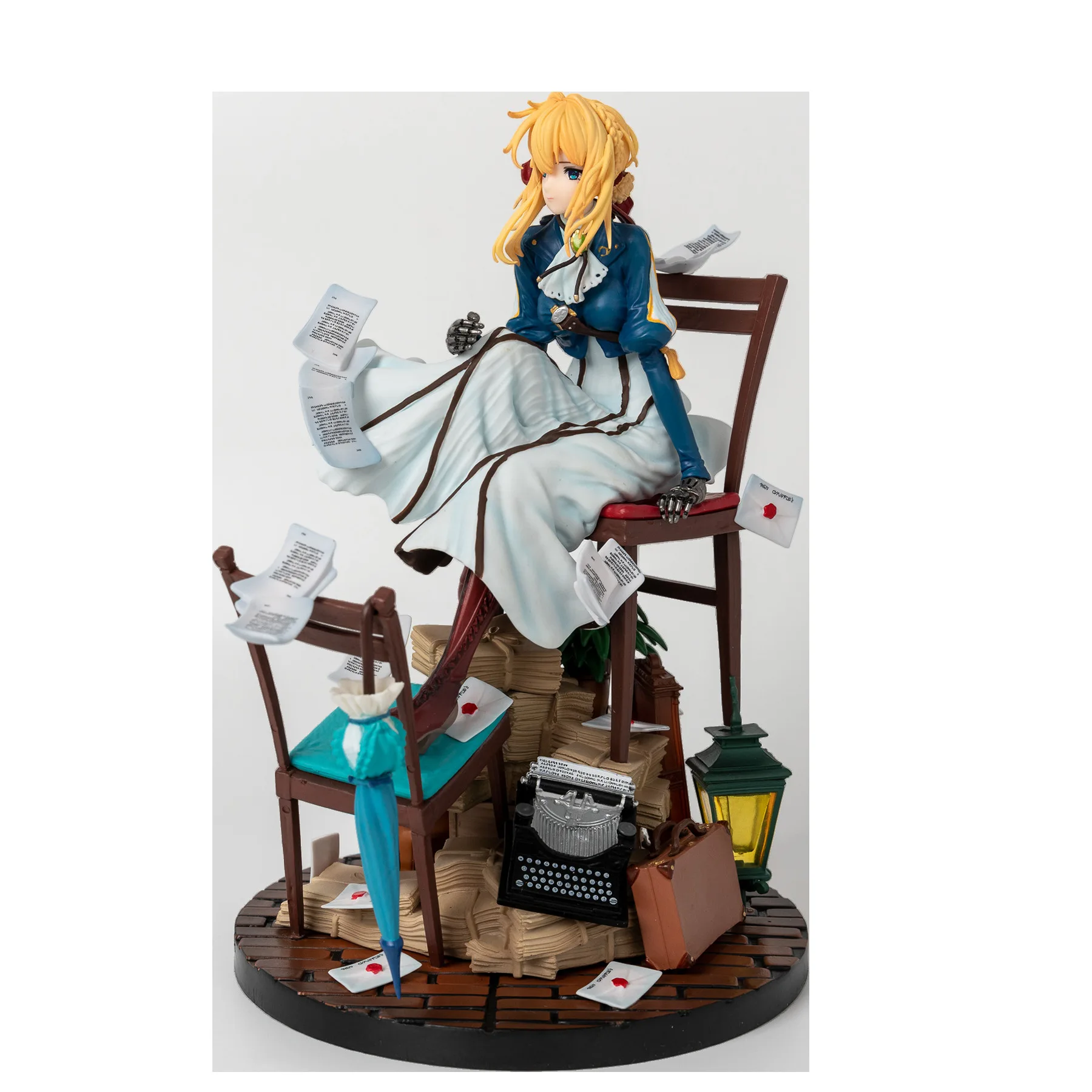 27cm Anime Violet Evergarden Figures Violet Figure Pvc Models Gk Statue Ornament Collectible Toys Decoration Dolls Child'S Gifts