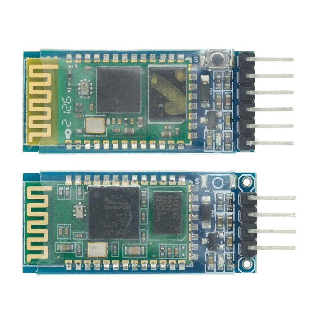 HC-05 HC-06 Modulo slave ricetrasmettitore wireless Bluetooth RF HC05 / HC06 Convertitore e adattatore da RS232 / TTL a UART per Arduino NUOVO