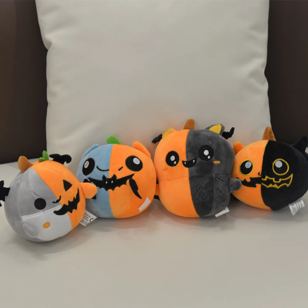 

2025 Halloween Plush Mini Bat Pumpkin Plush Toy Cute Cartoon Soft Halloween Children's Gift