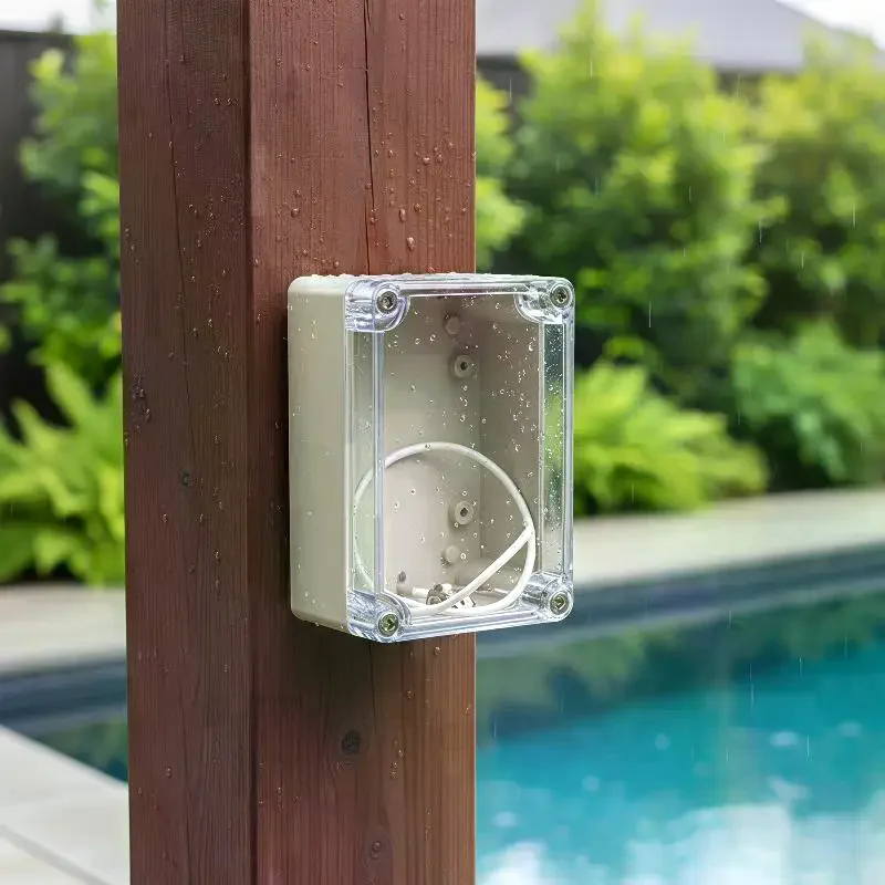 IP65 ABS Circuit Enclosure Box: Waterproof Electronic Project Wire Junction Transparent Outdoor