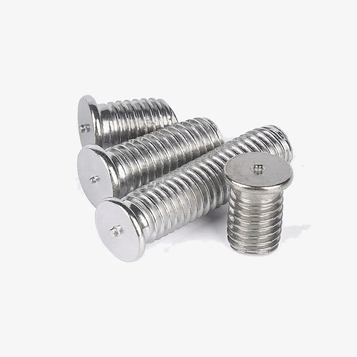 American British Weld Studs for Capacitor Nail Welding 100Pcs Stainless Steel Spot Welding Screws #4-40 #6-32 #8-32 #10-24