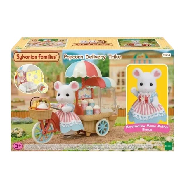 Nuove famiglie originali Sylvanian Fai finta di giocare Madre Koala Modello di motociclista Sorella più giovane Orso polare Mobili Giocattoli Giocattolo regalo