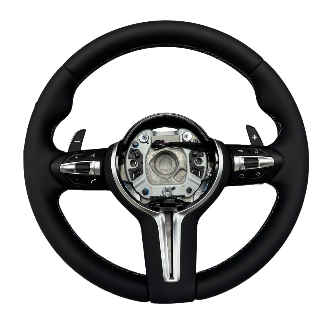

car steering wheel high quality wholesale price red and blue splicing m sports wheels