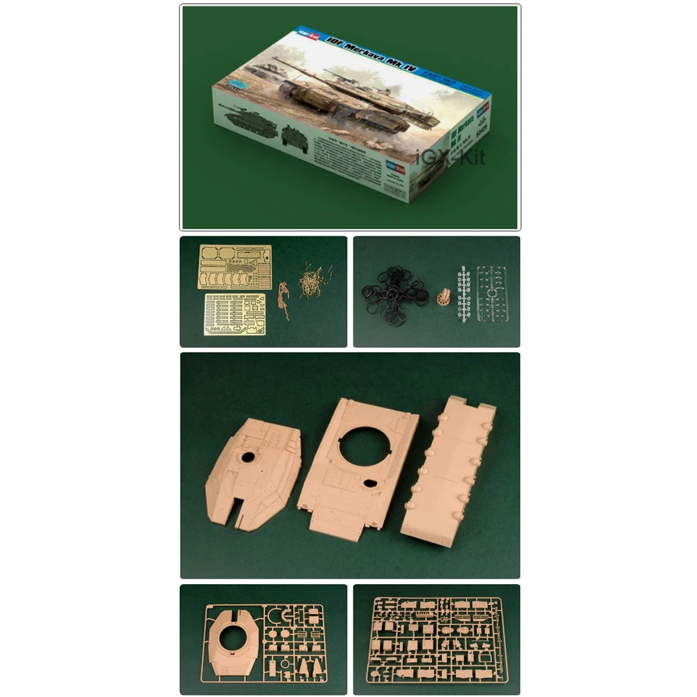 Hobbyboss 82429 1/35 Scale Israeli  IDF Merkava Mk IV Main Battle Tank Vehicle Handicrafts Hobby Craft Model Assembly Kit