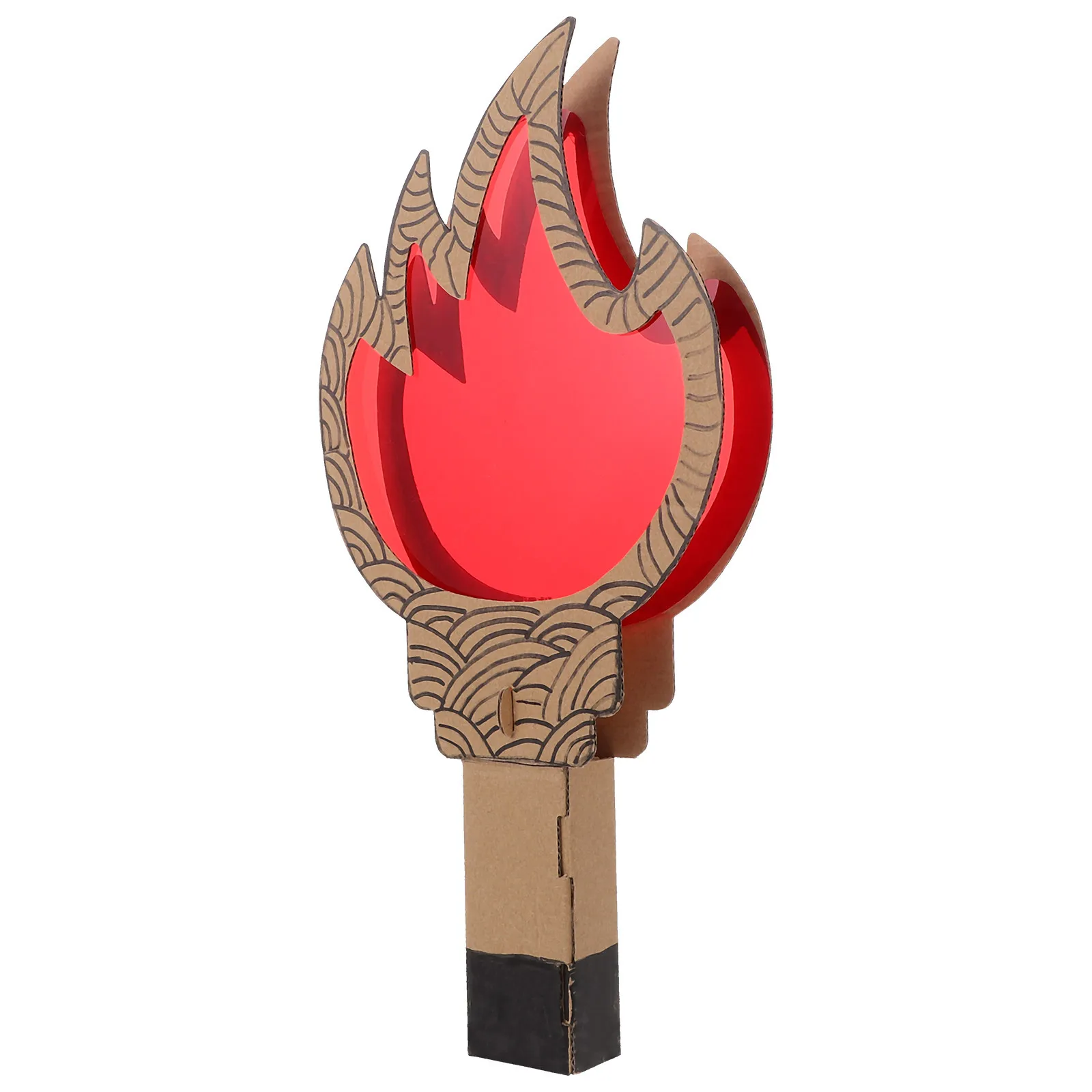 

1Set DIY Torch Prop Creative Handcraft Sports Event Materials Kids Birthday Gift Party Favor Torch Props Party Games for Cosplay