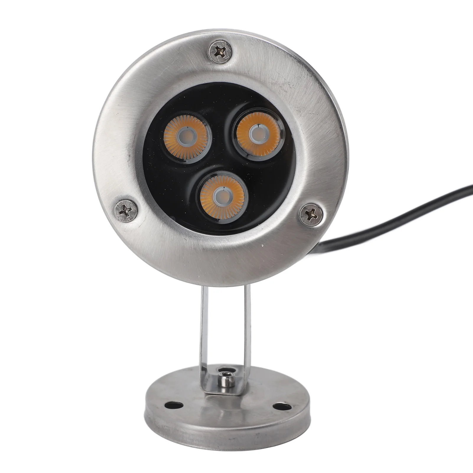 

Fountain Light Energy Saving Stainless Steel 12V Underwater Light 3W LED IP68 Waterproof for Pool